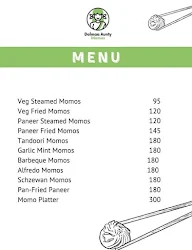 DolmaAunty Momos menu 1
