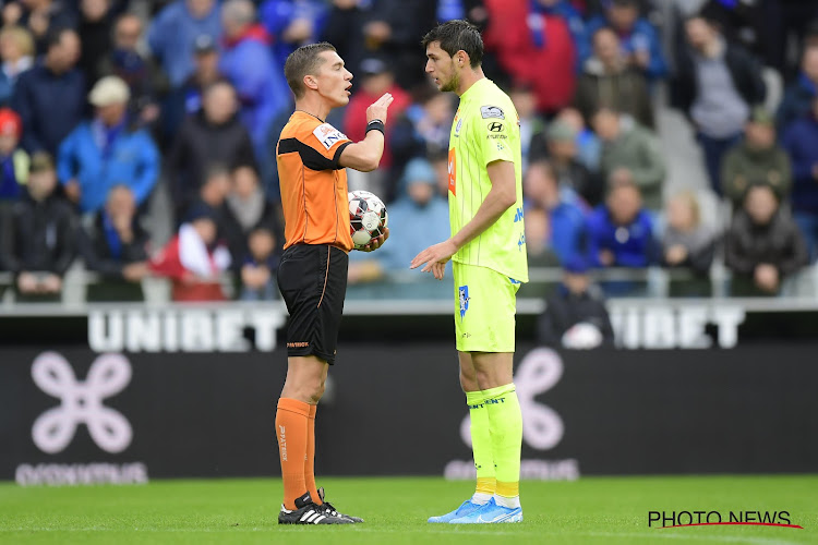 Lardot gaat in op betwiste fases in Club-Gent: "Ik achtte het niet nodig om geel te trekken"