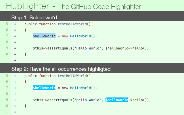 HubLighter - GitHub Code Highlighter Preview image 1