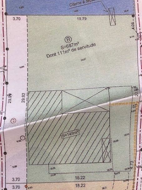 Vente terrain  687 m² à Biscarrosse (40600), 328 000 €