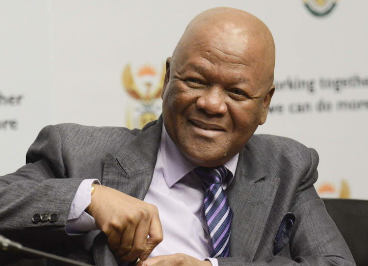 Jeff Radebe at a recent media briefing