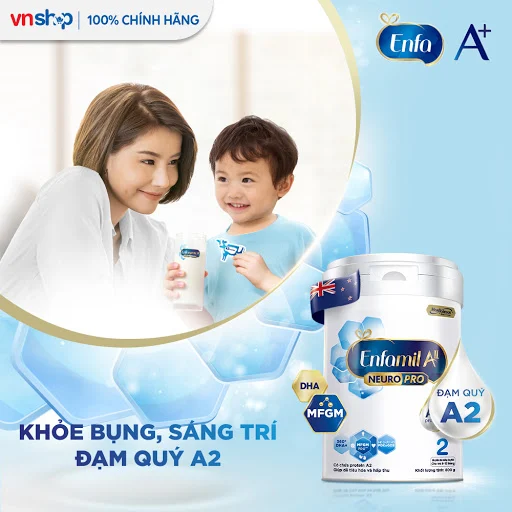 Sữa bột Enfamil A2 Neuropro 2 cho trẻ từ 6 - 12 tháng tuổi – 800g