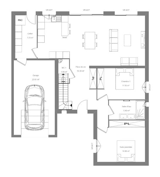 Vente maison neuve 5 pièces 130 m² à Fondettes (37230), 550 000 €