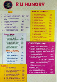 R U Hungry menu 1