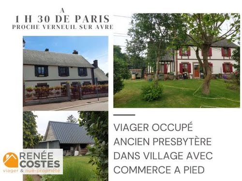 Vente viager 5 pièces 150 m² à Verneuil-sur-Avre (27130), 72 100 €