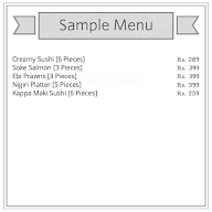 Saiko Sushi House menu 1