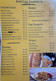 Arabian Sandwich menu 5