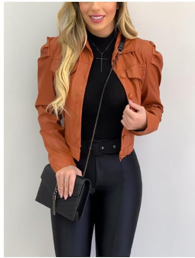 Title 8, Damen Revers Short Casual Cardigan Kurzjacke