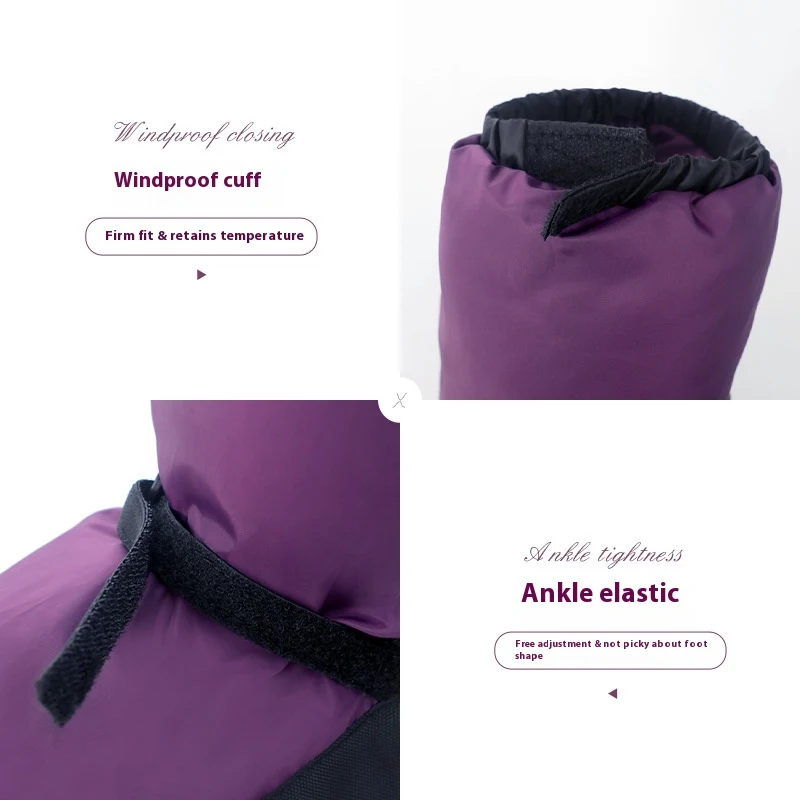 Zapatos de ballet cálidos de invierno para mujer, ideales para práctica y entrenamiento. Disfruta de comodidad y flexibilidad en cada movimiento.