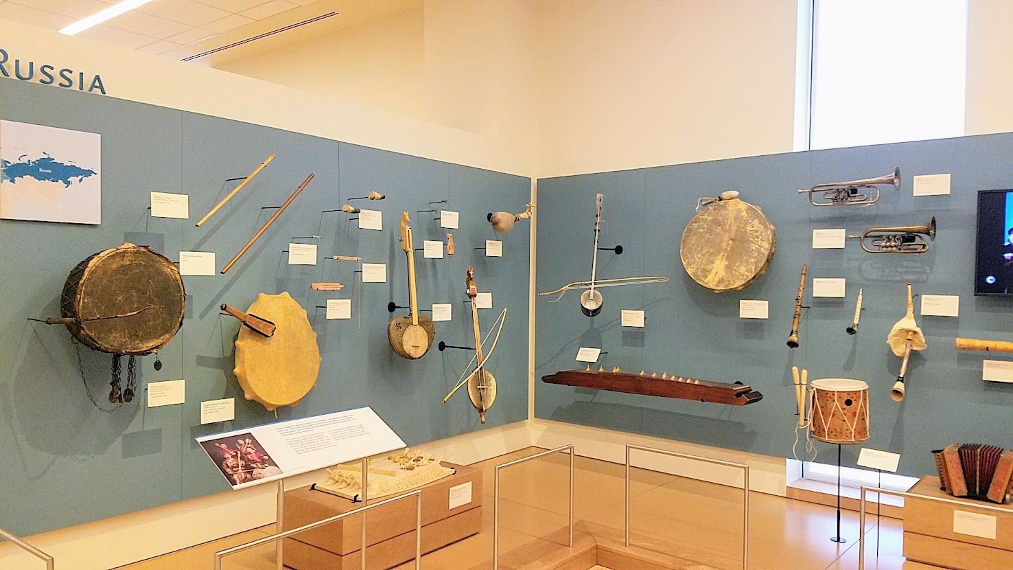 Music Instrument Museum (MIM) Geographic galleries, music instruments of Russia