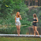 Item logo image for Two girls fishing