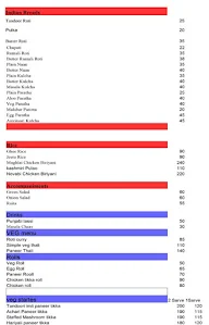 Roti Curry menu 3