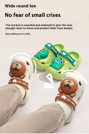 Title 7, Childrens Summer Cartoon Baby Soft Bottom Hole...