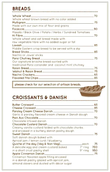 Theobroma menu 