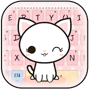 Kawaii Kitty Keyboard Theme  Icon