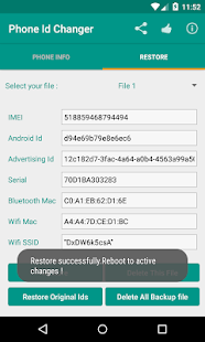 Device Id IMEI Changer Xposed Screenshot