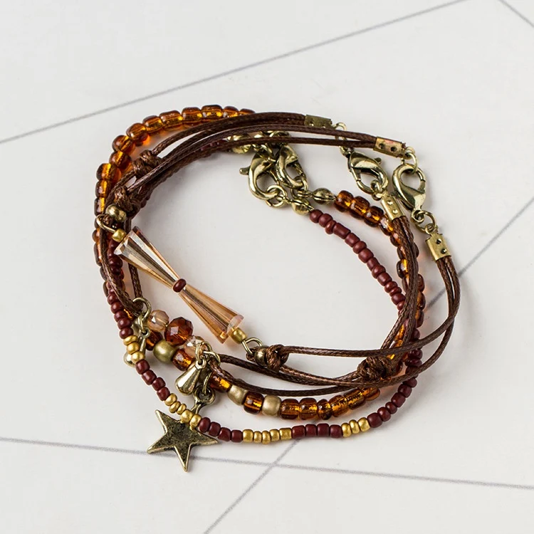Conjunto de pingente XINGX europeu e americano com pulseira, ecológico e inofensivo, ideal para um visual elegante e seguro.