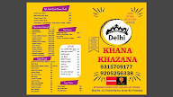 Delhi Khana Khazana menu 2