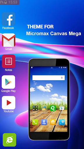 Launcher Themes for  Micromax Canvas Mega