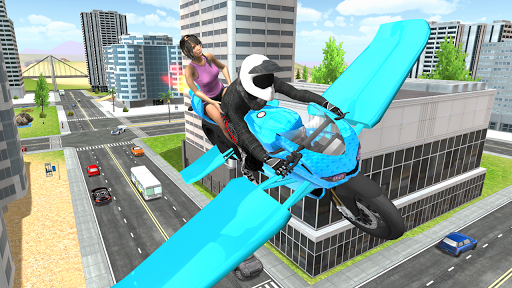 Flying Motorbike Simulator screenshots 8