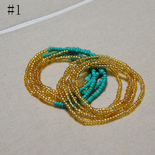 Title 1, Wild Multicolor Rice Bead Beaded Body Chain for...