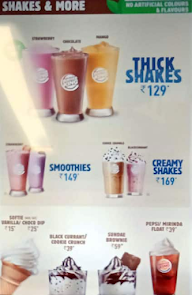 Burger King menu 1