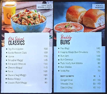 Chai Point menu 