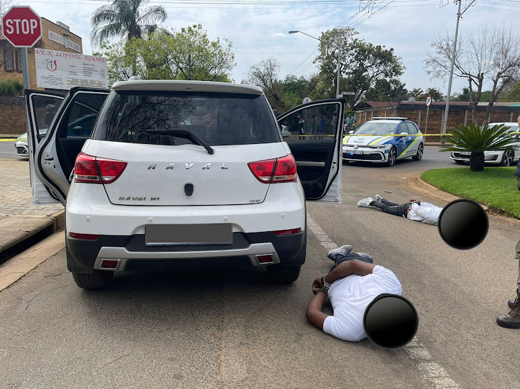 Two of the the housebreaking, robbery and theft suspects who were arrested by the police team in Pretoria on Tuesday. They have been linked to various cases, including housebreaking that was committed in Benoni this month.