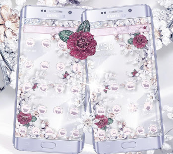 發光鑽石花朵手機主題高清壁紙+鎖屏(圖2)-速報App