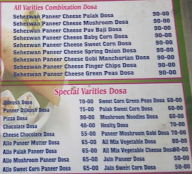 Jai Maruthi 99 Dosa Corner menu 2