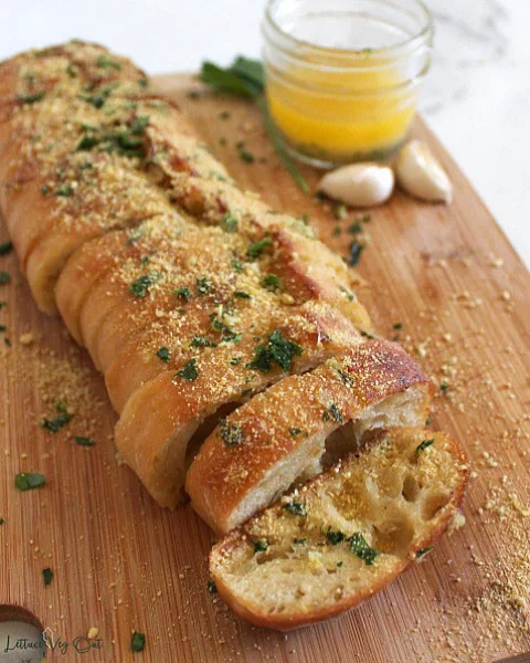 Chicken Stuffed Garlic Bread