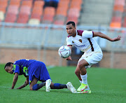 Fawaz Basadien of Stellenbosch FC during the DStv Premiership 2022/23 match between Marumo Gallants FC and Stellenbosch FC held at Peter Mokaba Stadium in Polokwane on 06 August 2022.