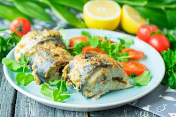 Baked Mackerel with Mustard Sauce - recipe on Niftyrecipe.com