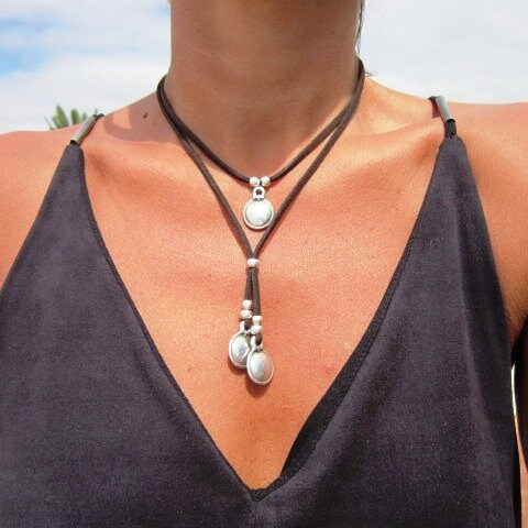 Title 4, Korean Velvet Alloy CCB Double-layer Pendant Ar...