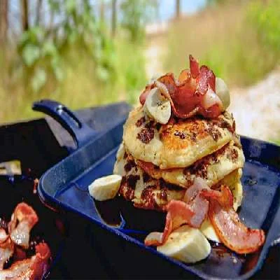 Chicken Sausage And Jalapeno Pancake