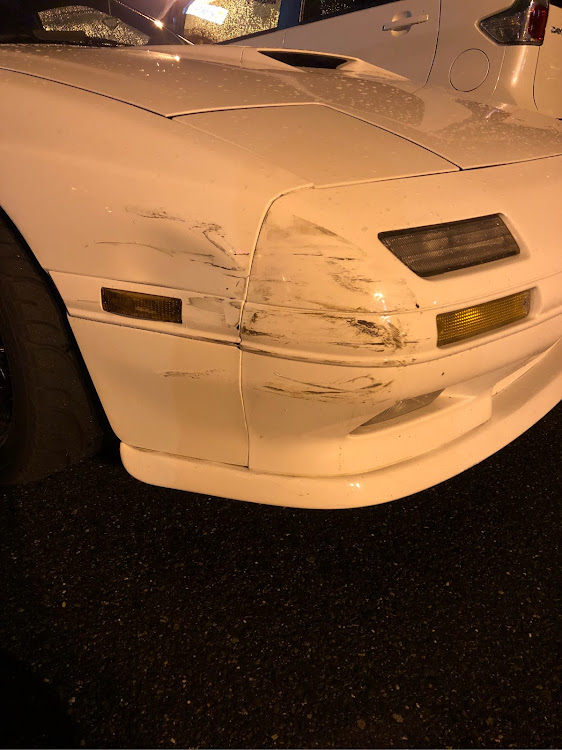 RX-7の当て逃げされた。。・当て逃げダメ！絶対！・RX-7に関するカスタム事例の投稿画像1枚目