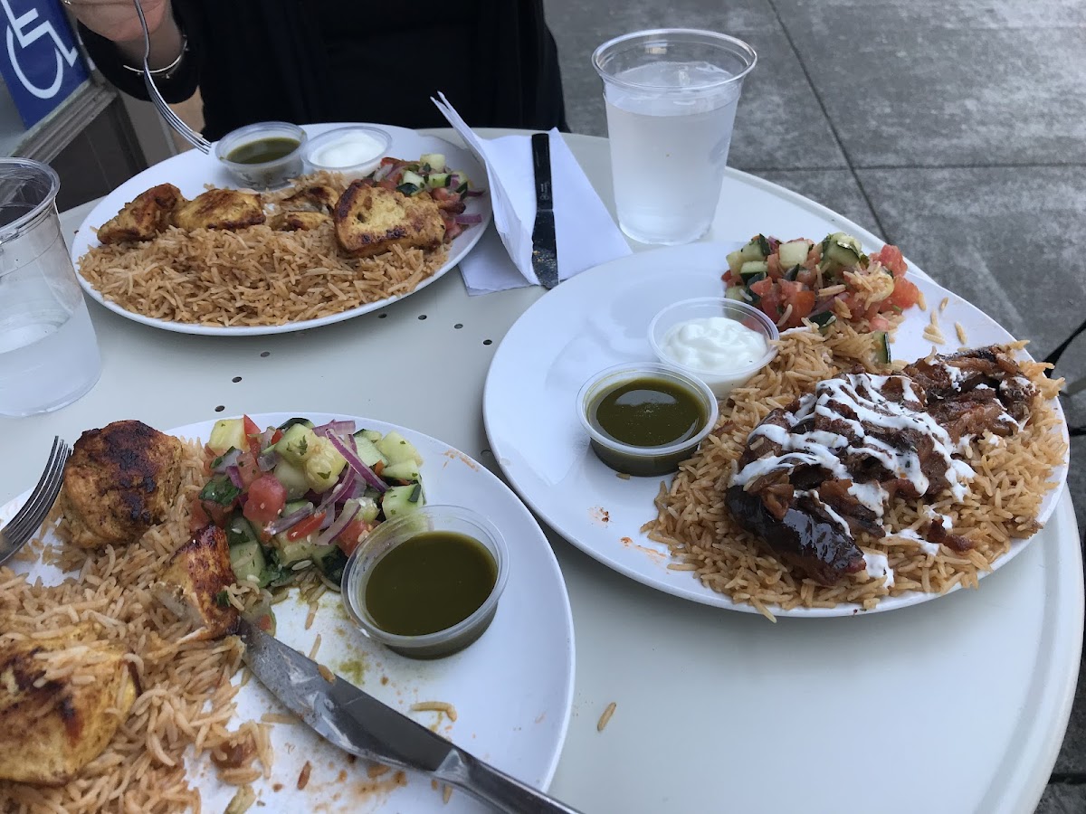 Tandoori Chicken Kebab and Bonjon Burani