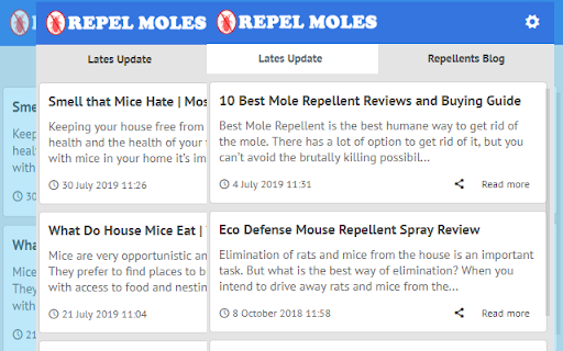 Repel Moles - Latest Blog News Update