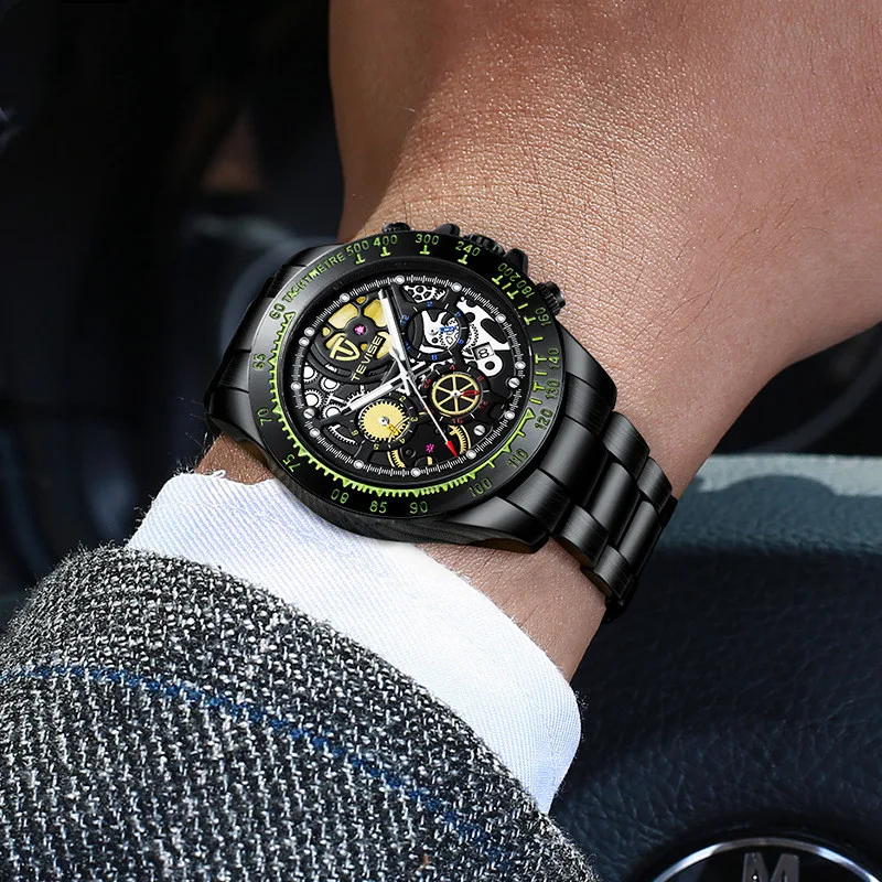 Title 1, Reloj deportivo mecánico de seis pines, ideal p...
