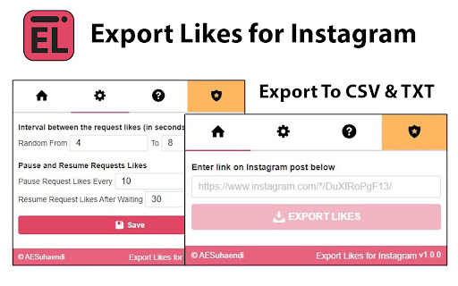 Export Likes for Instagram