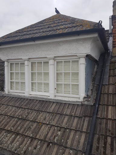 Redland 49 roof dormer before.