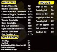 The Yummy Egg Town menu 2