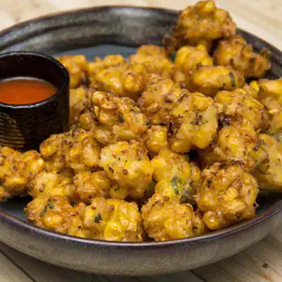 Bite Size Corn Fritter Balls