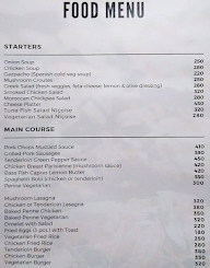 Chez Jerome - Q Cafe menu 1