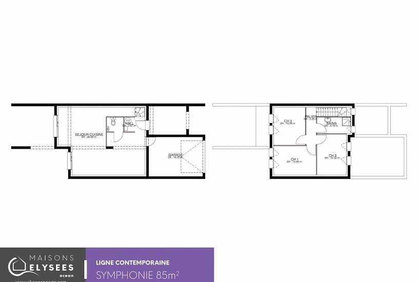  Vente Terrain + Maison - Terrain : 232m² - Maison : 100m² à Surgères (17700) 