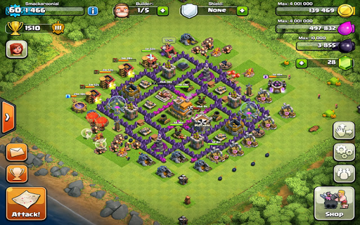 Layout for coc