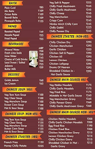 Handi Darbar menu 2