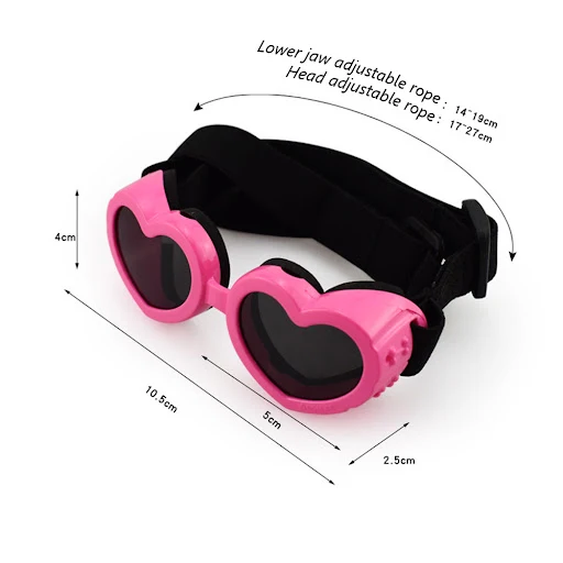 Outdoor Travel Pet Sunglasses for Small Medium Dogs Cats Adjustable Animal Dog Love Glass Yorkshire Glasses mascotas Acc