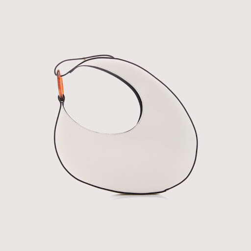 Title 4, Irregular Crescent-shaped One-shoulder Carry Un...