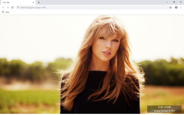 Taylor Swift New Tab & Wallpapers Collection